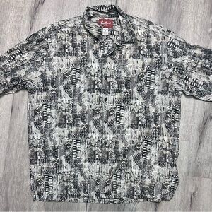 Pau Hana Hawai’i Abstract Patterned Shirt size‎ XL